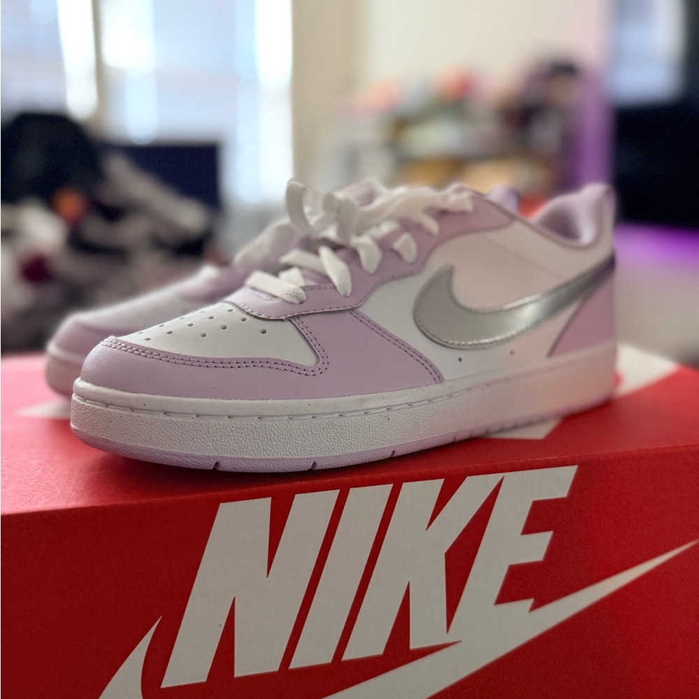 Nike Lavender and Metallic Sneakers 5.5Y / 7W